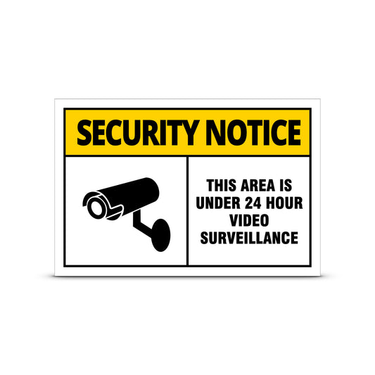 CCTV Security Notice Sign BYH