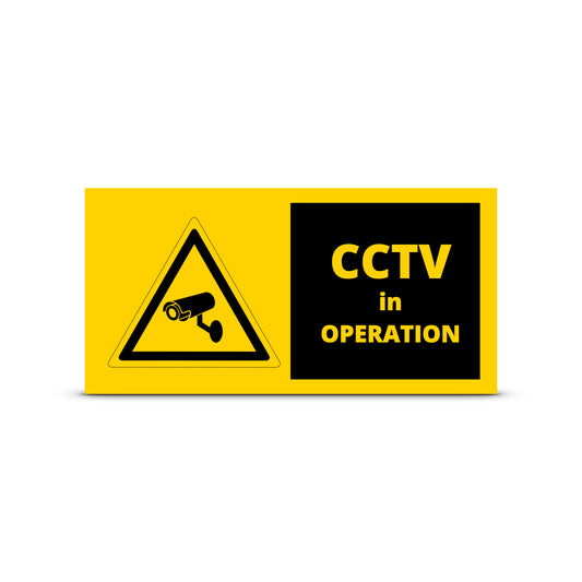 CCTV Warning Sign YBNHS