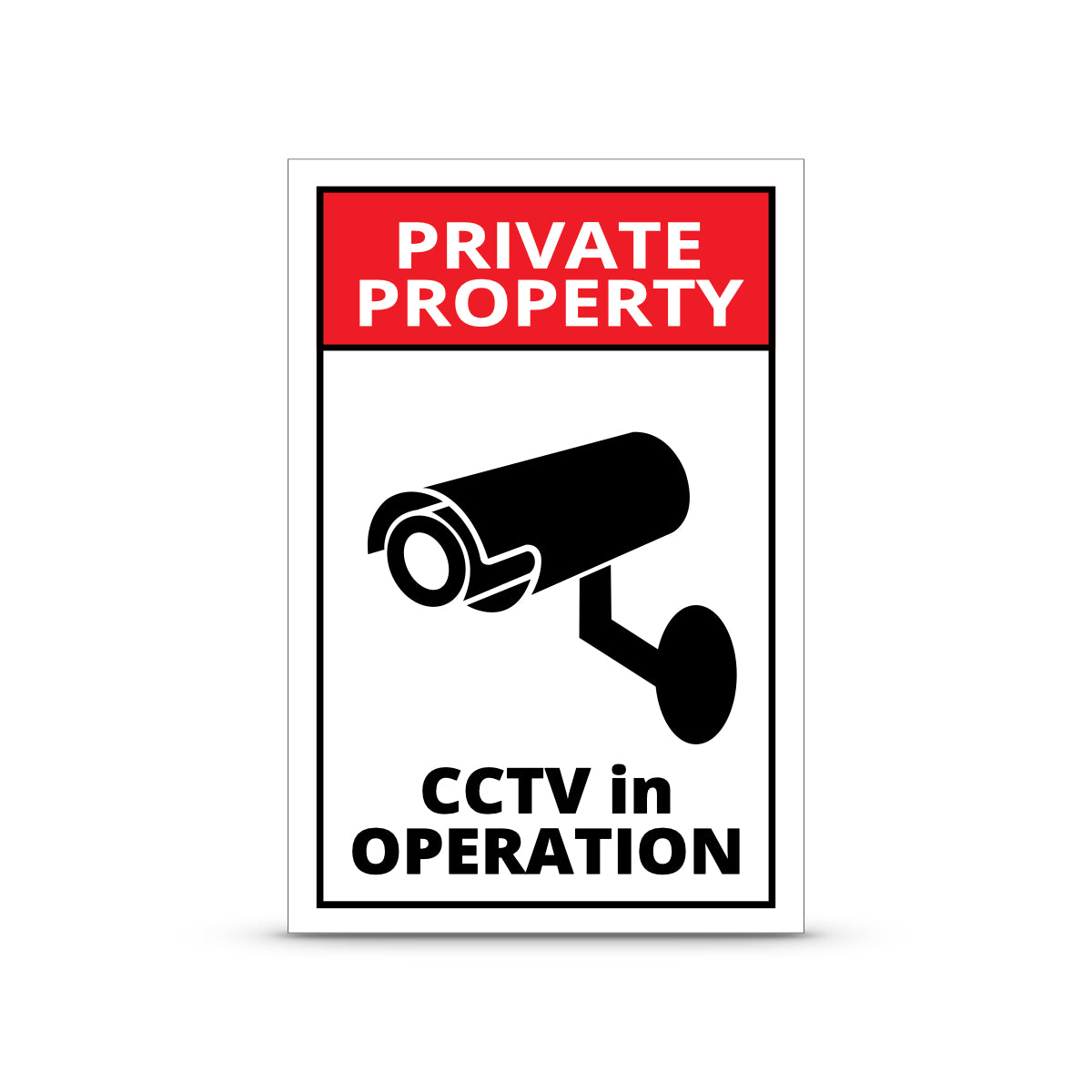 CCTV Private Property Sign BRV