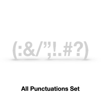 Floor Marking PUNCTUATION Sets