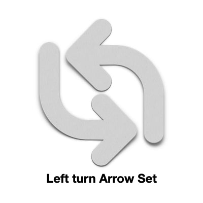 Floor Marking TURN LEFT Arrows (PAIR)