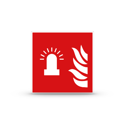 F018 "Fire alarm flashing light"