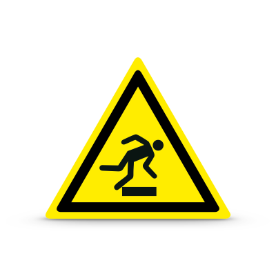 W007 "Floor-level obstacle Sign"