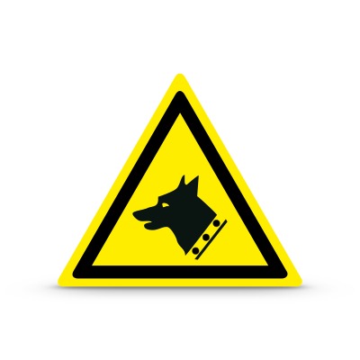 W013 "Guard Dog Sign"