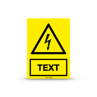 W012-T "Electricity hazard"