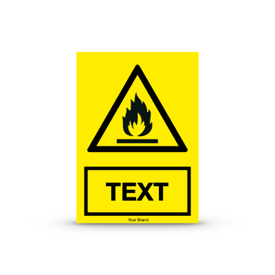 W021-T "Flammable material"