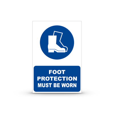 R-M013 "Foot Protection Must Be Worn"