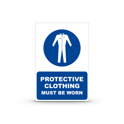 R-M015 "Protective Clothing Must Be Worn"