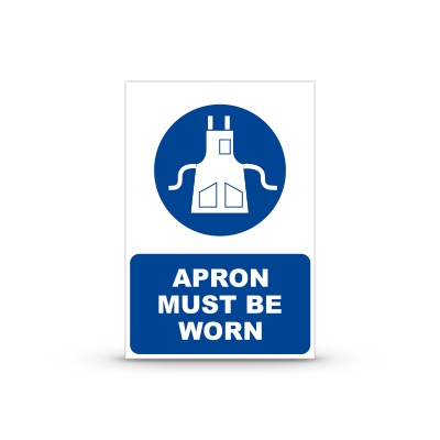 R-M017 "Apron Must Be Worn"