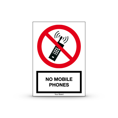 R-P013 "No Mobile Phones"