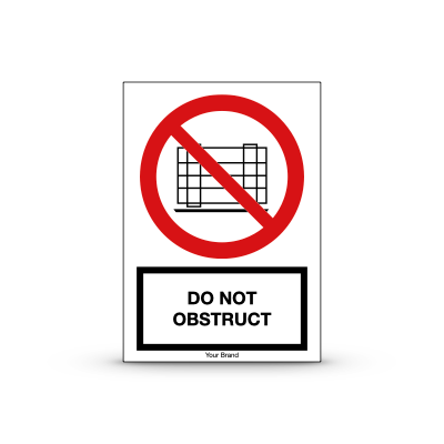 R-P023 "Do Not Obstruct"