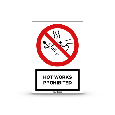 R-P039 "Hot Works Prohibited"